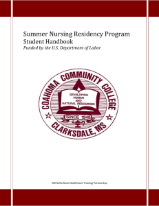 Summer Nursing Residency Program