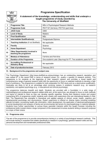 MSc - University of Sheffield