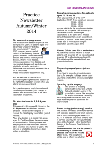 Newsletter 2014 Autumn Winter