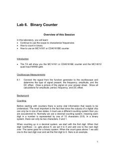 Lab 6: Binary Counter