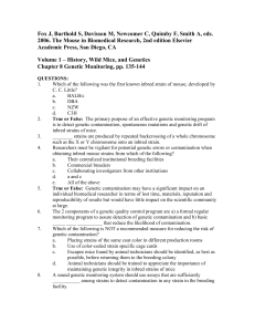 Chapter 8: Genetic Monitoring