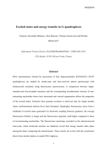 One and two photon ionization of DNA single and double