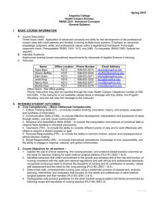 Syllabus - Angelina College