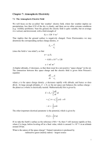 Chapter 7: Atmospheric Electricity