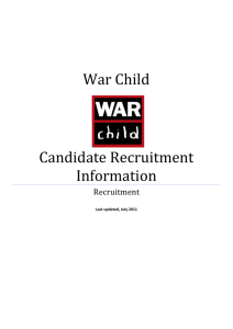 Recruitment Information