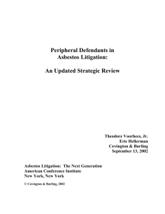 Peripheral Defendants: Strategic Review