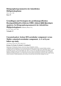 [Single-image roentgen analysis for the measurement of hip