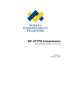 SIF HTTP(S) Compression