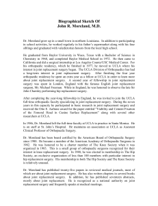 Biography of John R. Moreland, M.D.