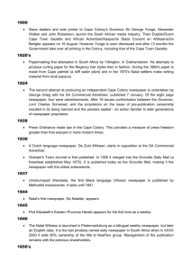 Timeline - History of the Print & Advertising Industry