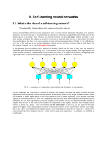 9. Self-learning neural networks