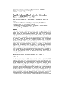 Fault Isolation and Fault Intensity Estimation Based on SDG, SVM