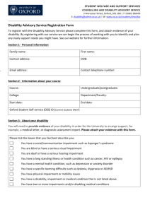 DAS Registration & Study Support Form