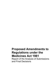 Proposed Amendments to Regulations under the