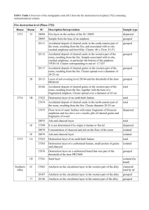 ESM Table 1 Overview of the stratigraphic units (SU) from the fire