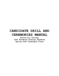 Candidate D&C Manual