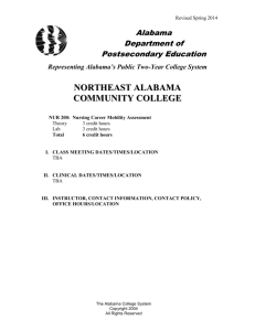 I. NUR 200: Nursing Career Mobility Assessment