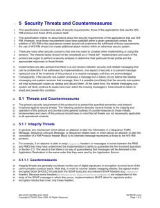 5 Security Threats and Countermeasures