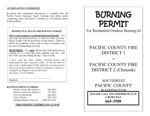ALTERNATIVES TO BURNING - Pacific County Fire District Number 1