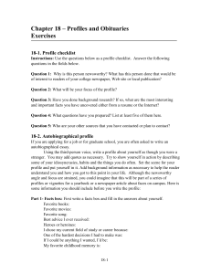 Chapter 18 Web Workbook exercises