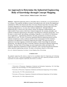 An Approach to Determine the Industrial Engineering Body of