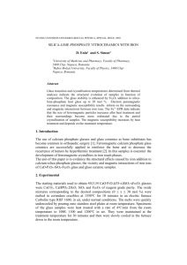 silica-lime-phosphate vitroceramics with iron