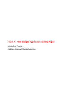 ExamTutorials.Com-RES-342-Week-2-Hypothesis-Testing