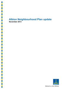 Albion Neighbourhood Plan update