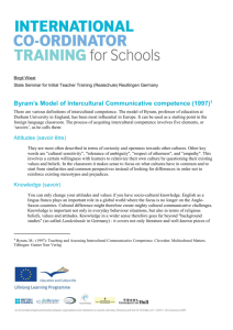 M1_2_1_Byrams model - Intercultural Training for School