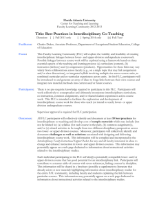 Best Practices in Interdisciplinary Co-Teaching