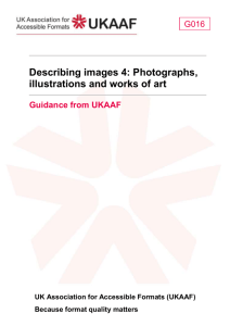 Photographs, illustrations and works of art