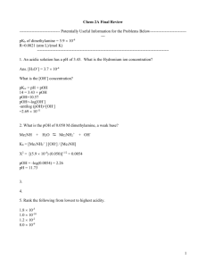 Chem 2A Final Review