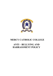 Anti Bullying & Harassment Policy