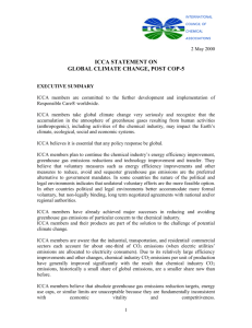 ICCA Statement on Global Climate Change, post COP-5