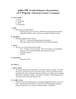 e-Learning Answers - 09 First Aid