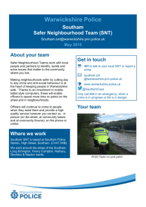 Southam SNT Newsletter - May 2015
