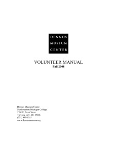 Volunteer Manual Draft