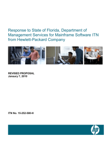 HP Contract - Department of Management Services