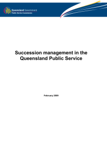 What is succession management?