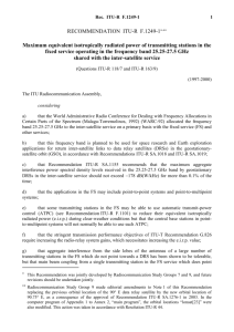 RECOMMENDATION ITU-R F.1249-1