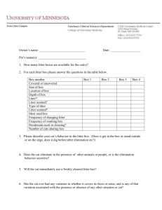 Consultation Form Feline, Pre
