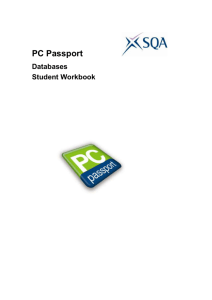 PC Passport: Databases