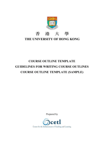 Click here to see a sample of the HKU`s course outline template doc