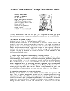 Science Communication Through Entertainment Media