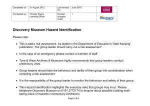 South Shields Museum & Art Gallery Hazard Identification