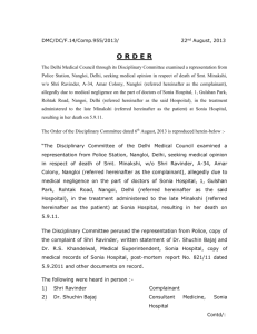 Order No-955 - Delhi Medical Council
