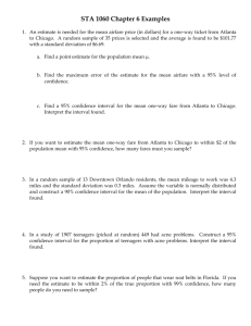 STA 1060 Chapter 6 problems