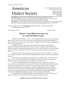 Microsoft Word - American Dialect Society