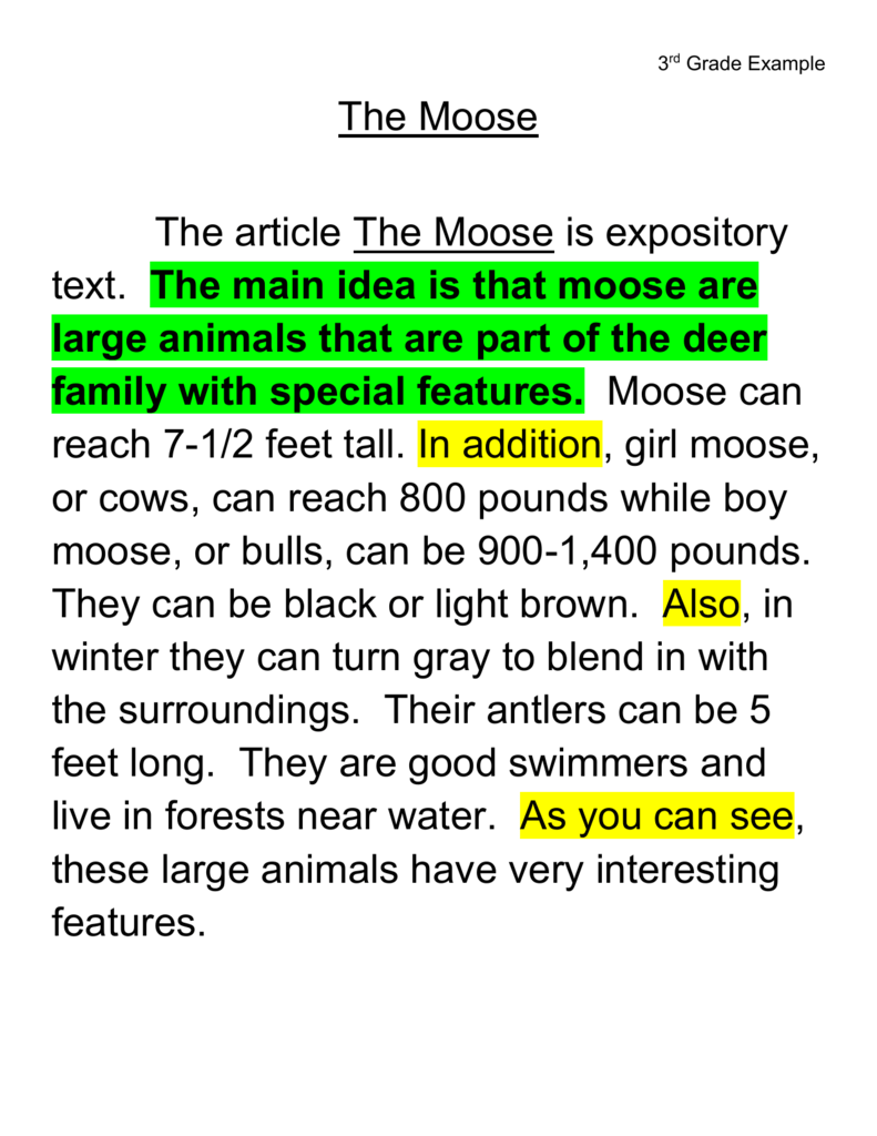 What Is An Example Of An Expository Text Sharedoc