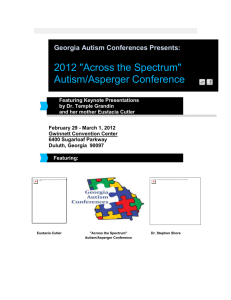 Georgia Autism Conferences Presents: 2012 "Across the Spectrum